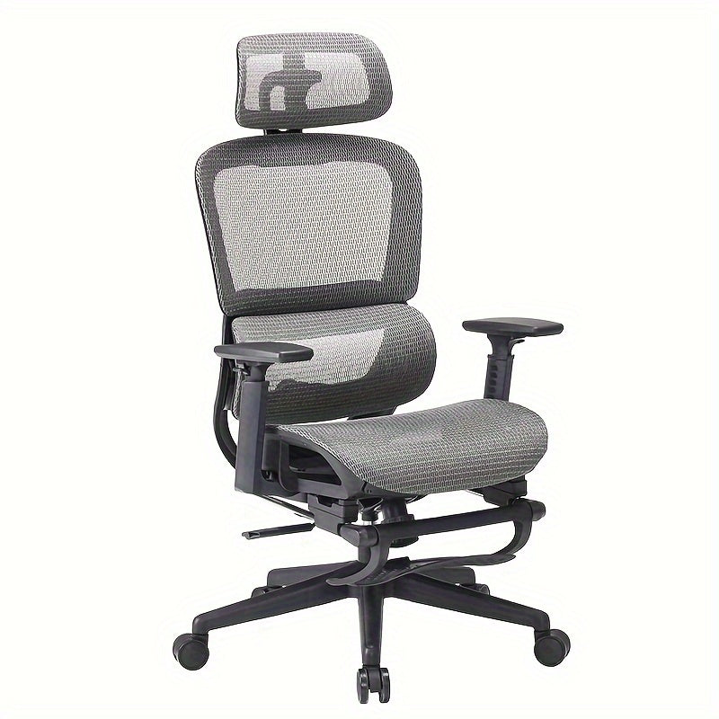 Gzagdecr Ergonomic Office Chair Desk Chair, High Back Gaming Chair, Big And Tall Reclining Chair Comfy Home Office Desk Chair Lumbar Support Breathable Mesh Computer Chair Adjustable Armrests