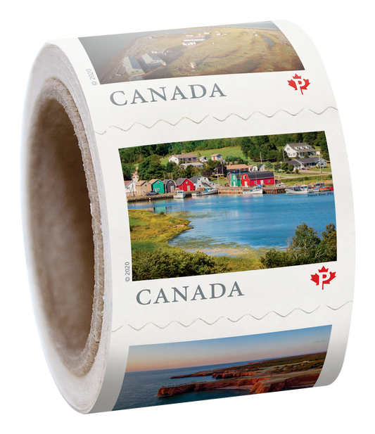 From Far and Wide (2020) Canada domestic rate stamps coil of 100